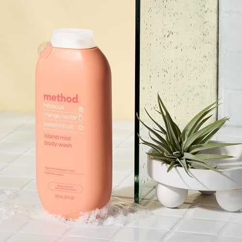 Image of Method Body Wash, Island Mist, Hibiscus + Mango Nectar + Passion Fruit notes, 18oz, (Pack of 2)