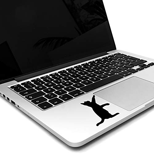 Image of Curious Cat Version 2 Apple Macbook Decal Vinyl Sticker Apple Mac Air Pro Retina Laptop sticker