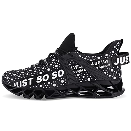 Image of JSLEAP Mens Running Shoes Non Slip Athletic Walking Blade Type Sneakers