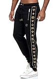 redbridge herren bikerjacke Lange Jogginghose Sweatpants mit elastischem Bund und Tunnelzug