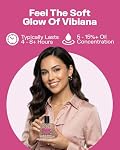 PB ParfumsBelcam Vibiana Eau de Parfum for Women – Warm Floral-Woody Perfume with Black Currant, Jasmine Tea & Bourbon Vanilla – Sweet Modern Fragrance Spray, Signature Everyday Scent, 3.4 Fl Oz