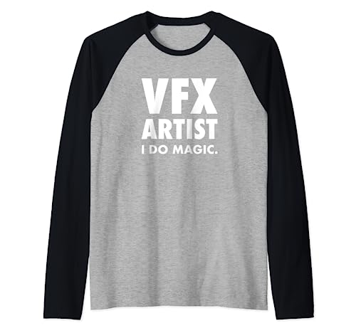 Film Video VFX Artist I Do Magic Regalo divertido Camiseta Manga Raglan