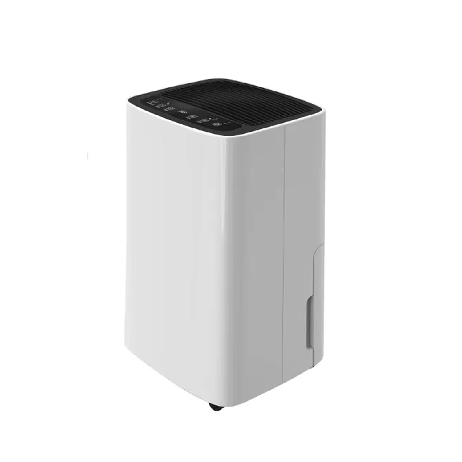 Osuszacz powietrza 200 W, z wydajnością ekstrakcji 12 litrów dziennie. Idealny do utrzymania suchego i komfortowego środowiska, zapobiegania pleśni i nieprzyjemnym zapachom.