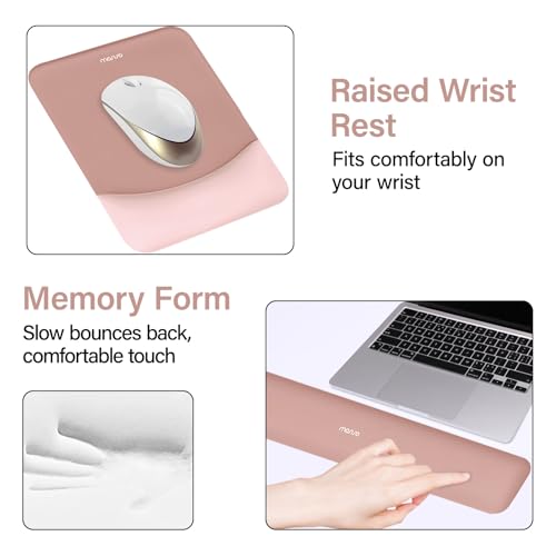 MOSISO Keyboard Mouse Pad Set