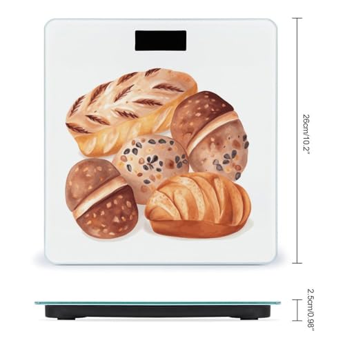Báscula digital Painted Bread para cuerpo hasta 180kg miniatura 2