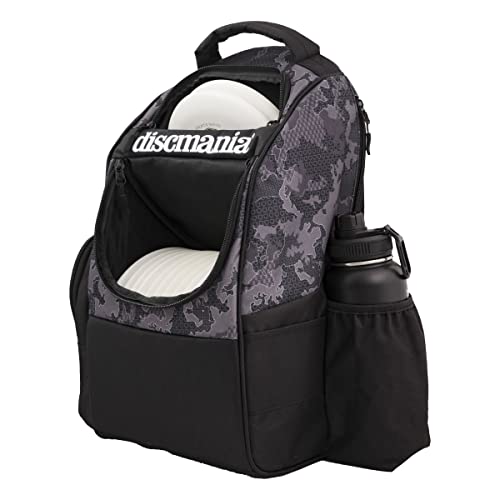 Discmania Fanatic Fly Bag Disc Golf Backpack – Frisbee Disc Golf Bag Holds 18+ Discs, Lightweight, Easy Access Putter Pocket (Black/Grey) #TOP1