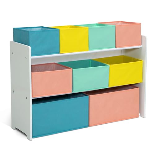 Delta Children Deluxe Multi-Bin Toy Organizer with Storage Bins -