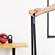 Amazon Basics Fitnessband, Widerstandsband, 1,9 cm (14 - 27 kg), Schwarz