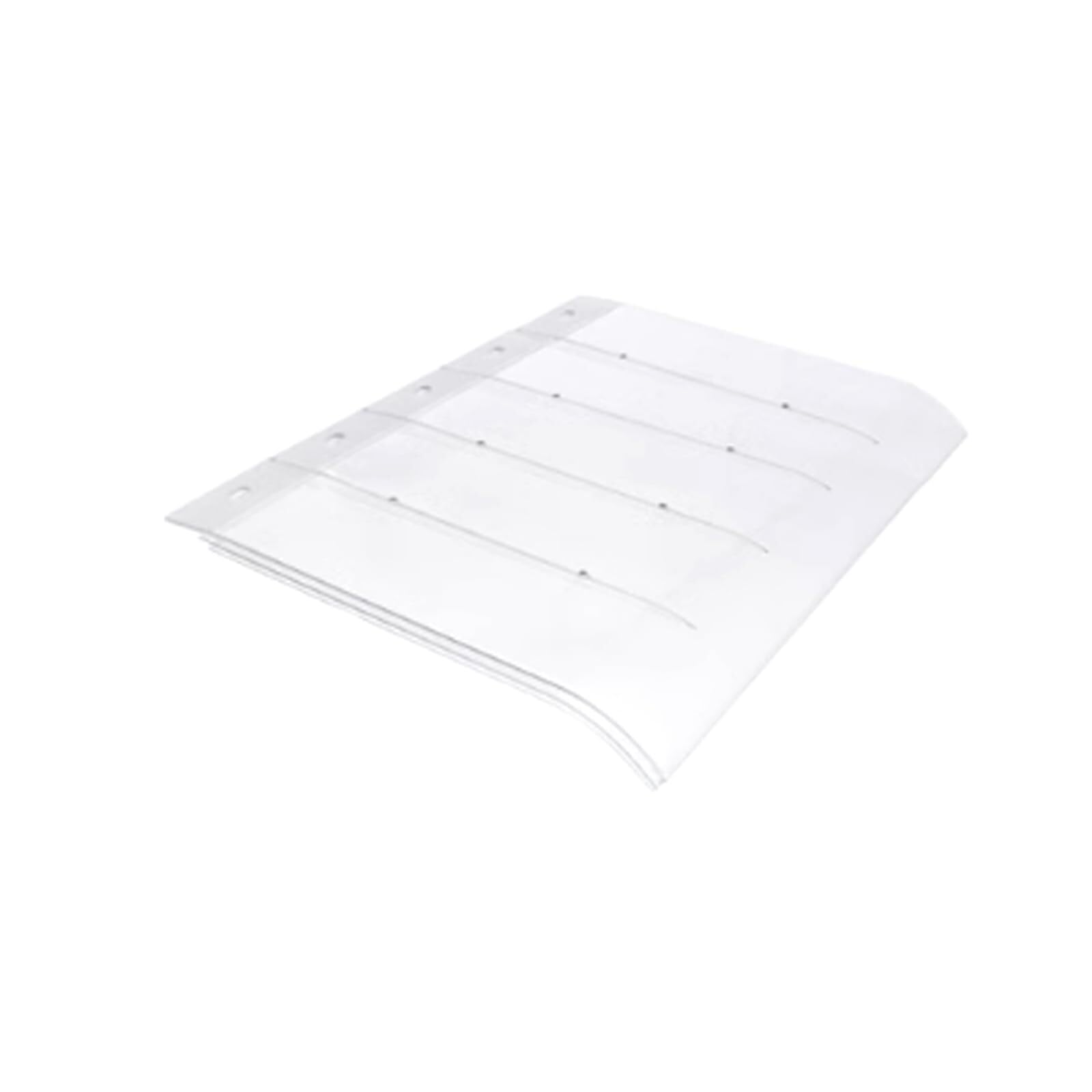 Auvent de porte en polycarbonate 3.5mm marquise de protection 40x90cm