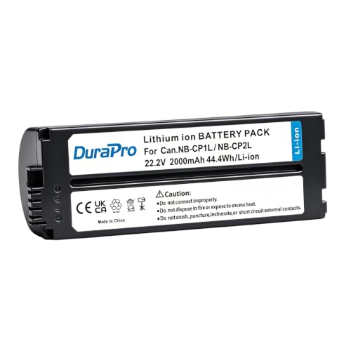 DuraPro Bateria 2000 mAh NB-CP2L NB CP2L do drukarek fotograficznych Canon NB-CP1L CP2L Canon SELPHY CP800, CP900, CP910, CP1200, CP100, CP1300
