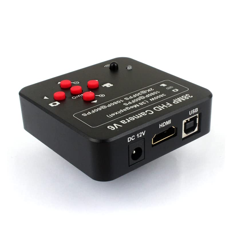 2021 Full HD 1080P 60 kl./s 2K 3800 W 38 MP HDMI USB przemysłowa elektroniczna cyfrowa kamera do mikroskopu wideo do naprawy procesora telefonu PCB (kolor: Aparat)
