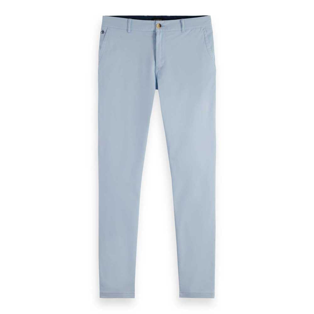 Scotch & Soda Men's Mott Chino, Shirting Blue, 33-30