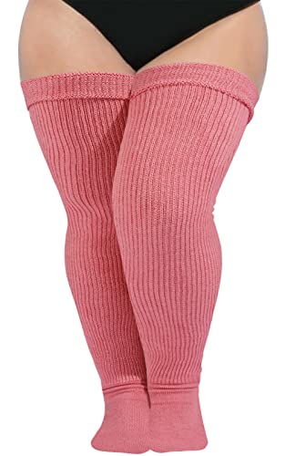 Image of Abodhu Plus Size Thigh High Socks for Thick Thighs Women- Extra Long Widened Extra Long Thick Knit
