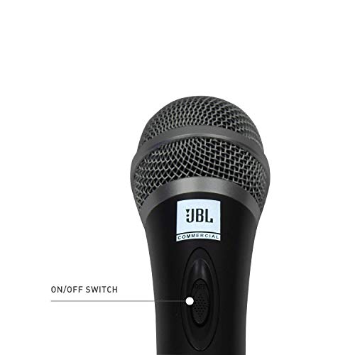Image of JBL Commercial CSHM10 Handheld Dynamic Unidirectional Microphone with On /Off Switch - XLR Output (Cable Not Included) Black