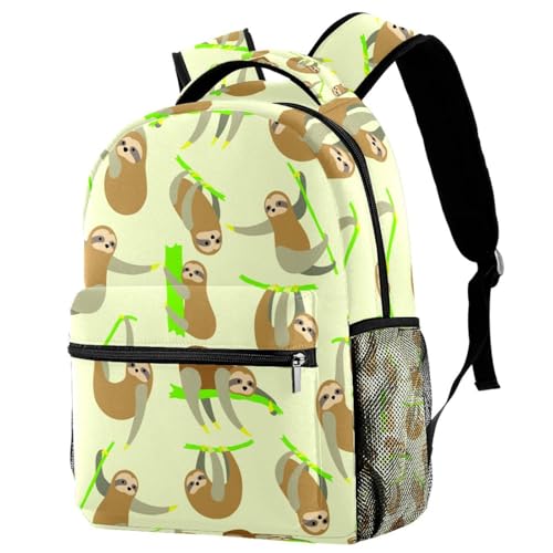 Sac à dos d'école ergonomique multicolore pour soulager le dos des adolescents en voyage