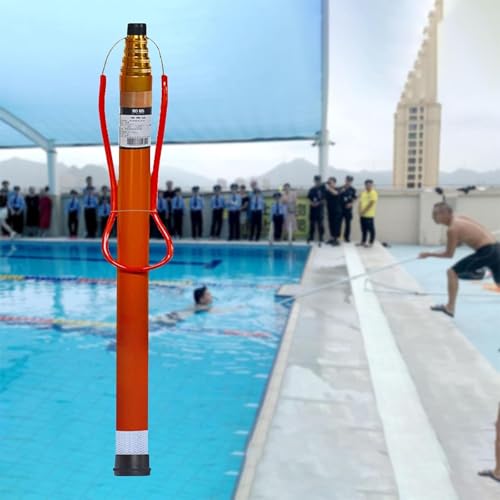 Poste de seguridad telescópico de fibra de vidrio para rescate de agua de emergencia, gancho extensible para nadadores con dificultades en piscinas y lagos