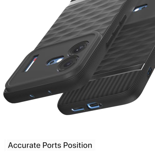 Image of Outlouders Back Cover for Nothing Phone 4b 5G | Full Camera Protection | TPU Soft Flexible Shockproof Bumper Case (Black)