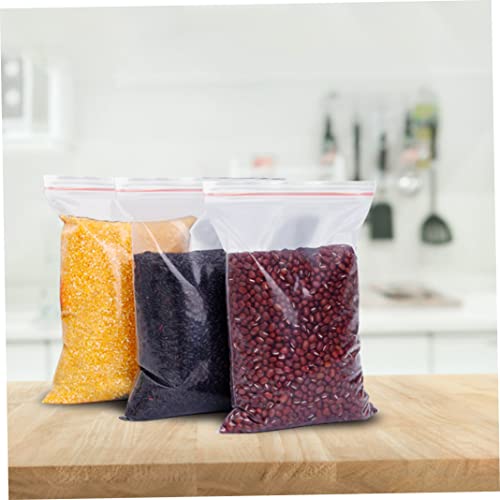 Plastic opbergtassen, 100 pc's kleine heldere ritszakken reclosable ritssluiting opslag plastic zakken voor sieraden cadeaubon snoep 5x7 cm reclosable tassen - Image 3