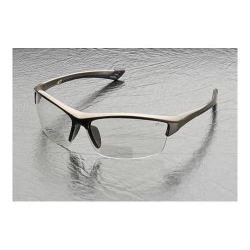 Delta Plus Rx-350C 1.5 Diopter Bifocal Safety Glasses, Metallic Brown Frame/Clear Lens #TOP1