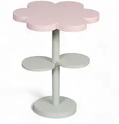 Mesa Flor Infantil Decoração Madeira Quarto Sala Desmontável