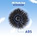 2*Pcs Furry Mic Windscreen for DJI Mic - Mic Wind Muff Suitable for DJI Mic Reduce Wind Noise, Keep Microphone Clean (Grey)