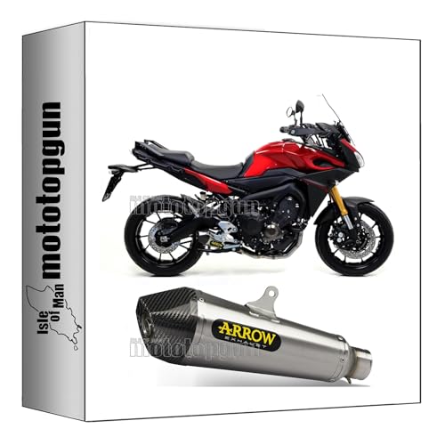 Escape Arrow X-Kone homologado de nichrom para moto Yamaha Tracer 900 GT 2018 a 2020