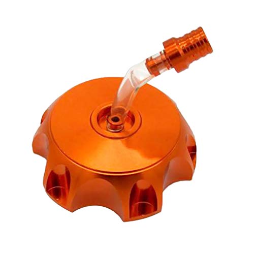 Tenlacum - Tapón de depósito de combustible de aluminio CNC con manguera de ventilación, para ATV y motos de 140, 150 y 160 cc Cover