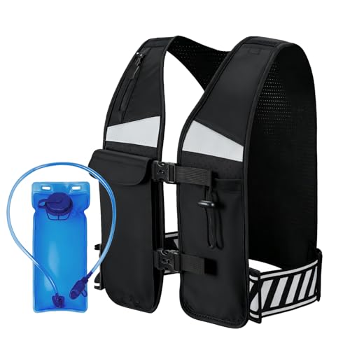 Gilet de course réfléchissant aiGear réglable unisexe avec porte-téléphone