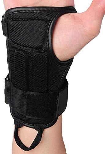 CTHOPER Impact Wrist Guard - Fitted Wrist Brace Support for Snowboarding Skating, Skateboarding (Black, L) - Image 4