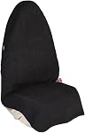 Protège siège auto imperméable à la serviette de serviette,Parfait pour camion antidérapant universel SUV Siège, idéal pour l'entraînement post-gym, course, natation, plage et randonnée (noir)