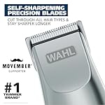 Wahl Groomsman Battery Operated Facial Hair Trimmer for Beard & Mustache Trimming Including Light Detailing and Body Grooming – Model 9906-717V - Image 2