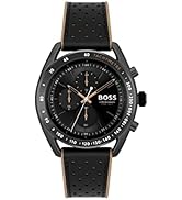 BOSS Herren Chronograph Uhr - Edelstahl Armbanduhr Mit Datum