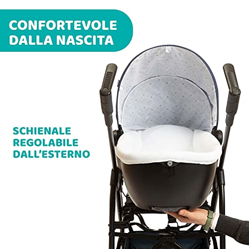 Chicco Passeggino Trio Sprint 3in1 con Sistema Modulare e Car Kit da 0