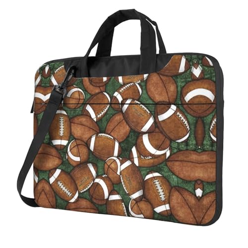 Sac ordinateur football vert idéal pour aller au collège au bureau ou à l'entraînement