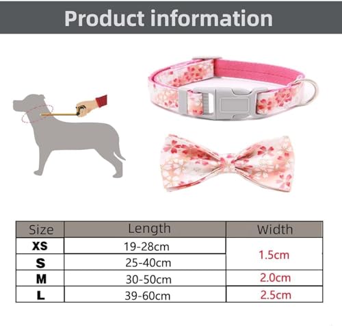 Collier pour chien à fleurs doux et ajustable pour éviter les irritations du chiot - 5
