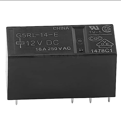 Relais 12V G5RL-14-E de commutation 16A à 8 broches pour forte puissance