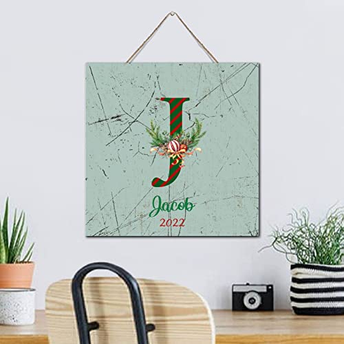 Monogramme personnalisé en bois idée cadeau Noël idéale
