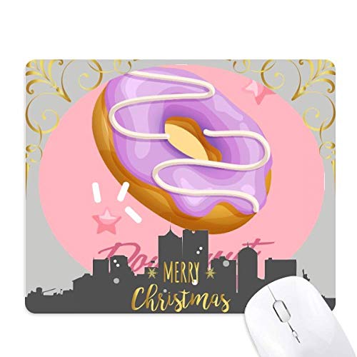Tapis de souris caoutchouc beignet amant ouest dessert design