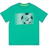 New Balance Boys' Big Athletic Graphic Tee, Jade, 10/12