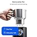 Souvia Automatic Milk Frother and Steamer, Temperature Control | Electric Foam Maker and Warmer for Latte Coffee Cappuccino, Hot Chocolate (700 ml) Stainless Steel Milk Jug BPA free, Dishwasher Safe