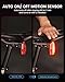 RAVEMEN TR150/TR250 Bike Tail Light, 280° Visible Bike Rear Light with Brake Detection and Auto On Off Feature, 3 Mounting Options (TR150)