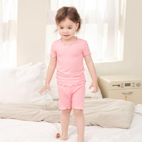 Image of pureborn Baby Pajamas Set Toddler Snug Fit Cotton Sleepwear 2pcs 12M-7Y