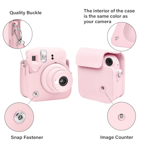 Funda para Cámara Fuji Instax Mini 12 Color Rosa miniatura 2
