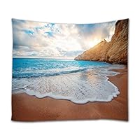 Arazzo Mandala Grande 220x200 Cm - Telo Da Spiaggia, Coperta Picnic, Decorazione Parete, Blu - Foto 7