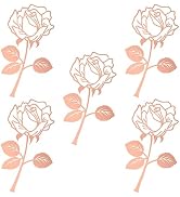 STOBOK 5pcs Rose Metal Bookmark Antique Bookmarks Stocking Stuffer Bookmarks for Women Childrens ...
