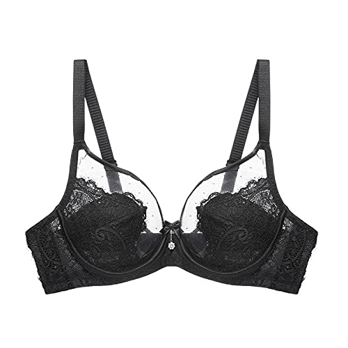 Soutien-gorge minimiseur noir avec armatures 80D WENJUN