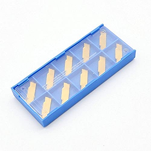 10Pcs Mgmn300-M Cnc Blade Groove Carbide Insert Grooving Cut-Off Tool 3Mm Width #TOP2