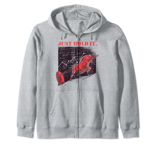 Just hold it Bitcoin Freedom Crypto Blockchain criptomoneda Sudadera con Capucha