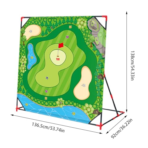 Tapis de lancer de golf interactif contre l'ennui avec kit de jeu durable