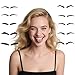 Fake Eyebrows, False EyeBrows 100% Handmade Full Lace Re-Usable Natural Invisible Realistic False Eyebrow Extensions for Man and Women, One Pair (Style 9)